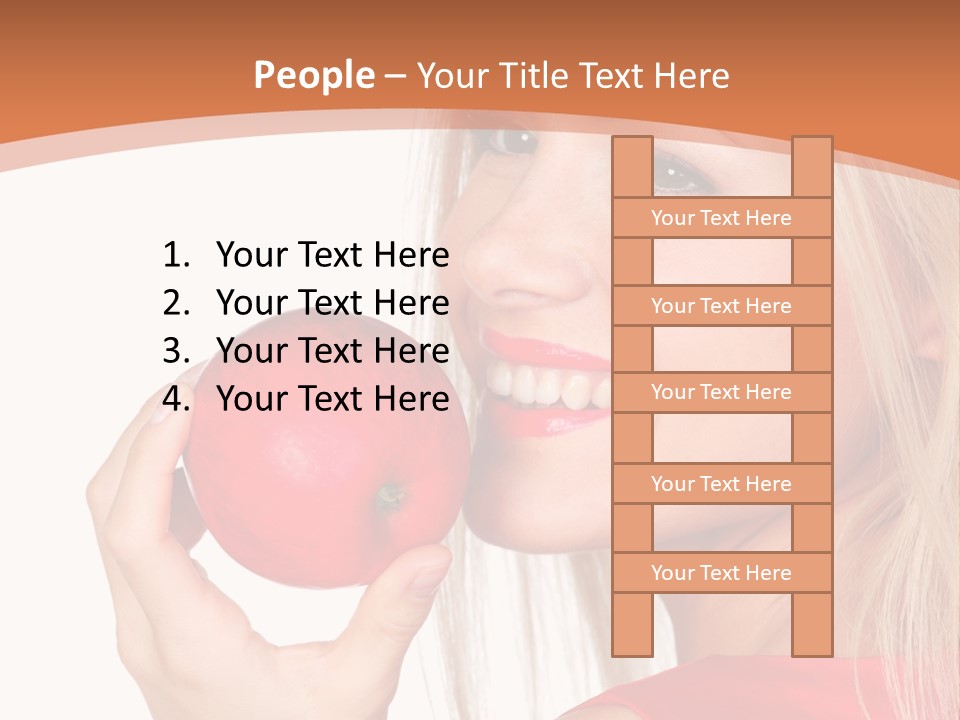 Woman Calories Life PowerPoint Template