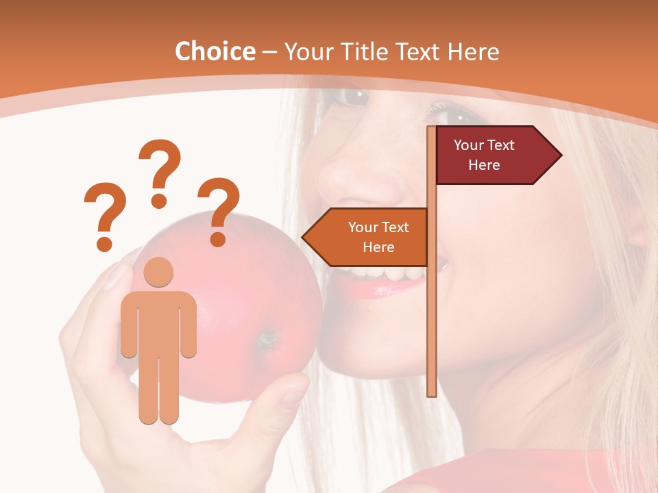 Woman Calories Life PowerPoint Template