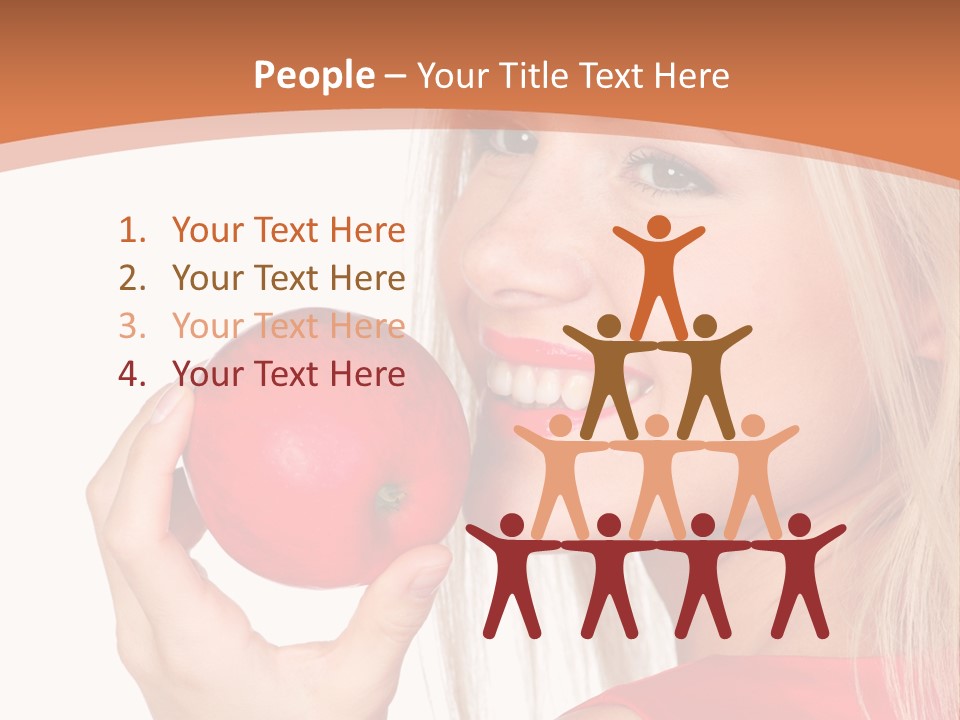 Woman Calories Life PowerPoint Template