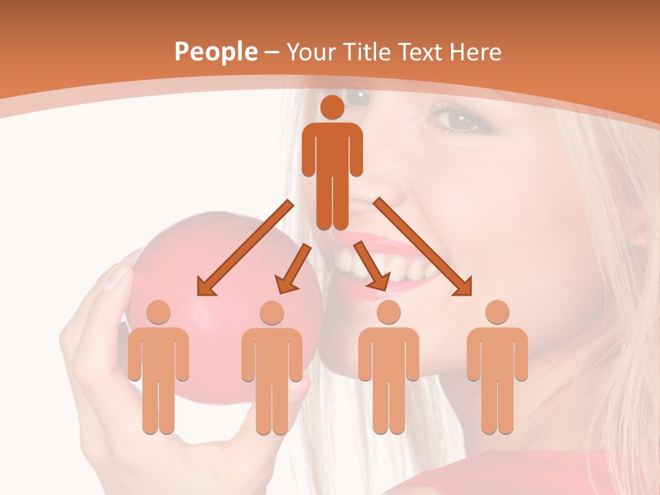 Woman Calories Life PowerPoint Template