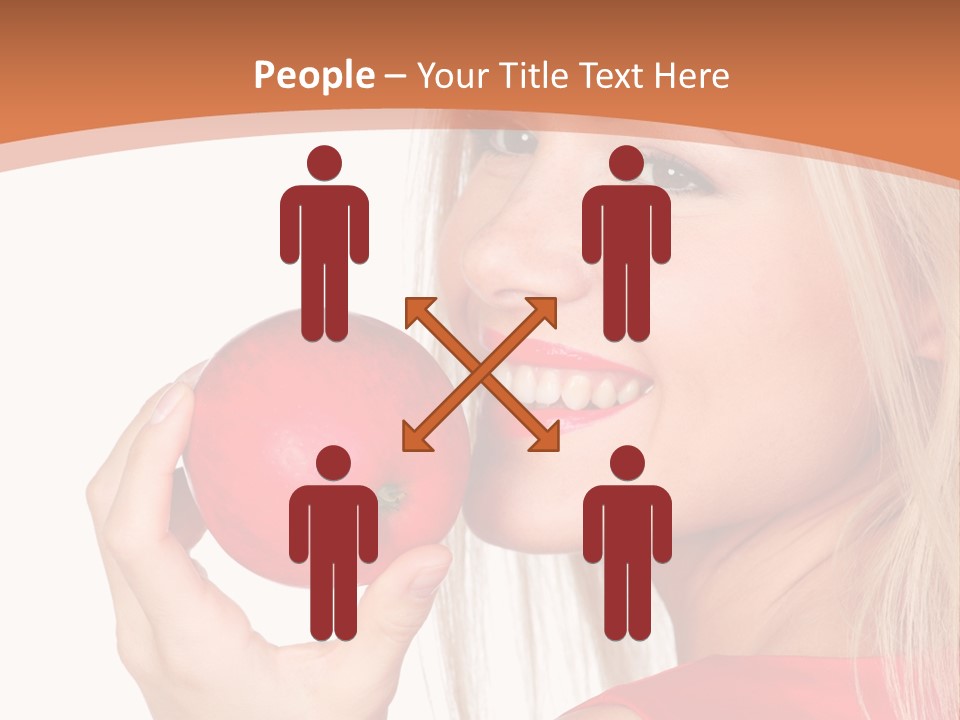 Woman Calories Life PowerPoint Template