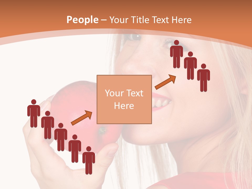 Woman Calories Life PowerPoint Template