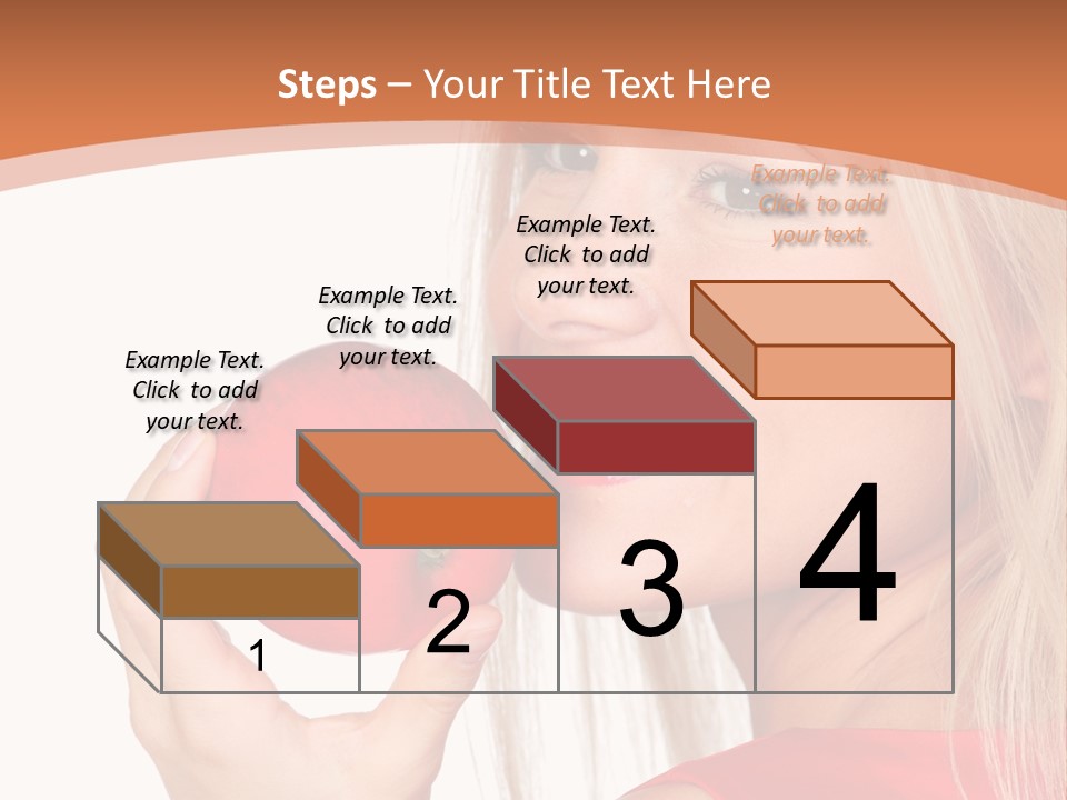 Woman Calories Life PowerPoint Template