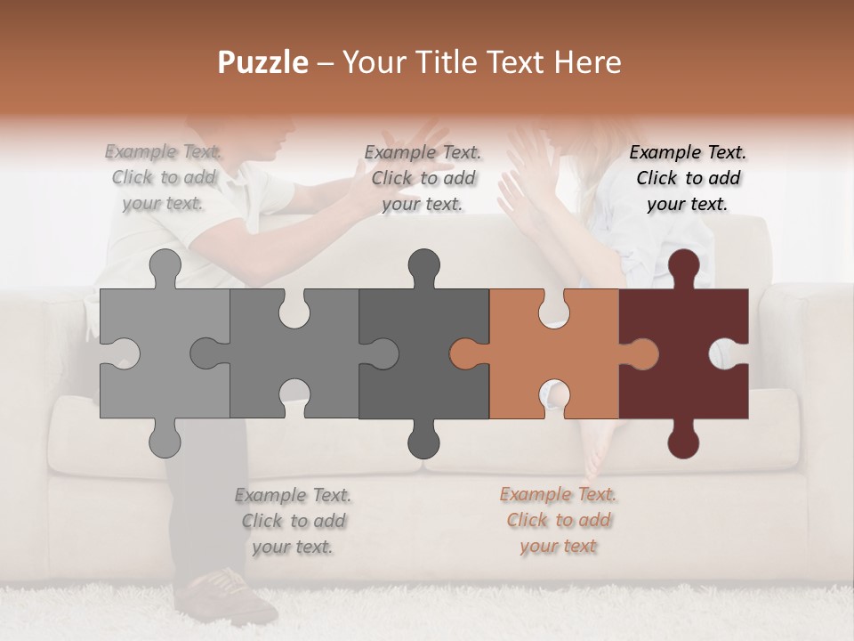 Opposite Raised Argument PowerPoint Template