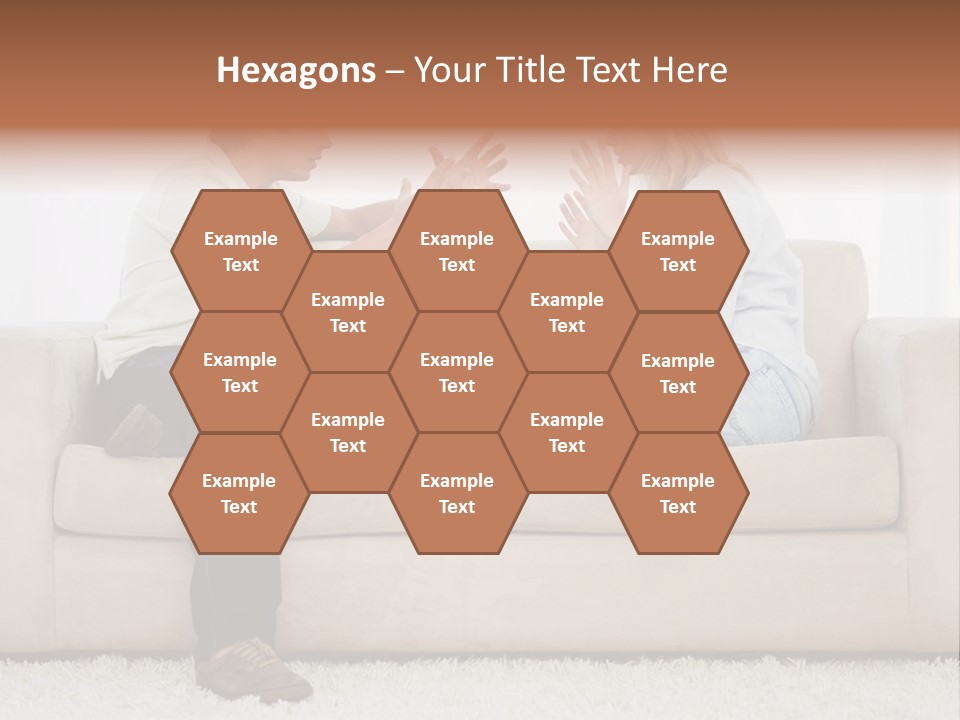 Opposite Raised Argument PowerPoint Template