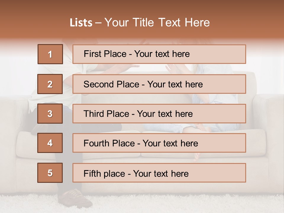Opposite Raised Argument PowerPoint Template