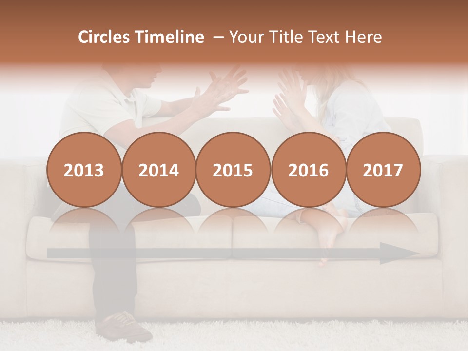 Opposite Raised Argument PowerPoint Template