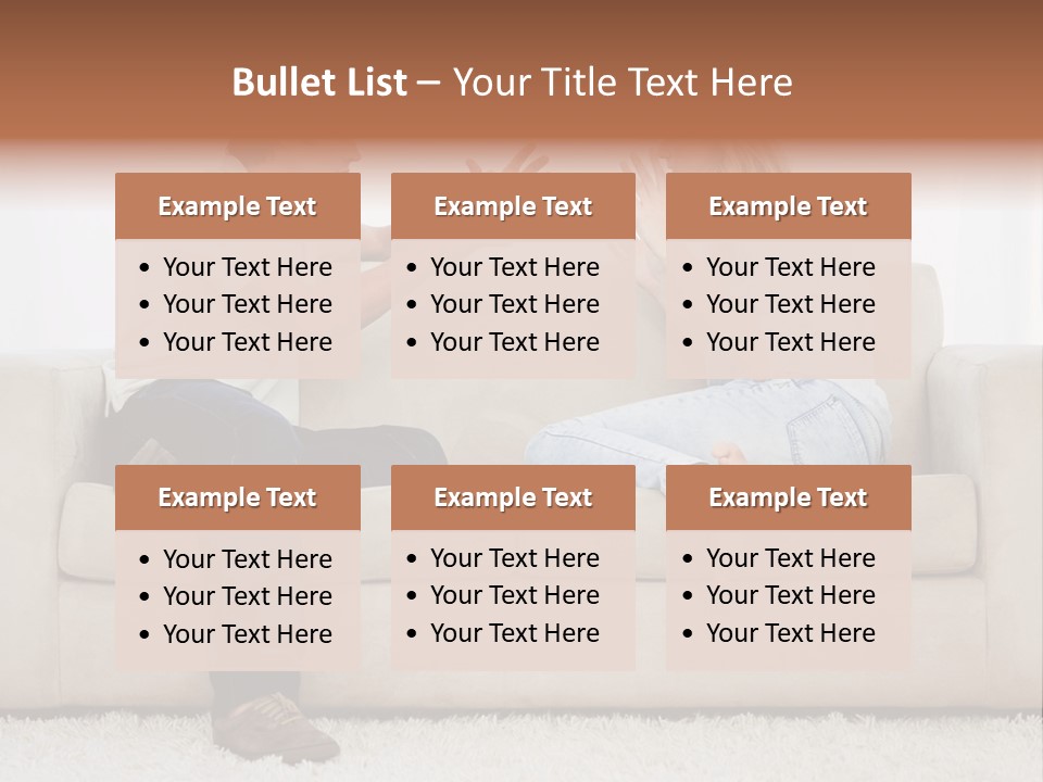 Opposite Raised Argument PowerPoint Template