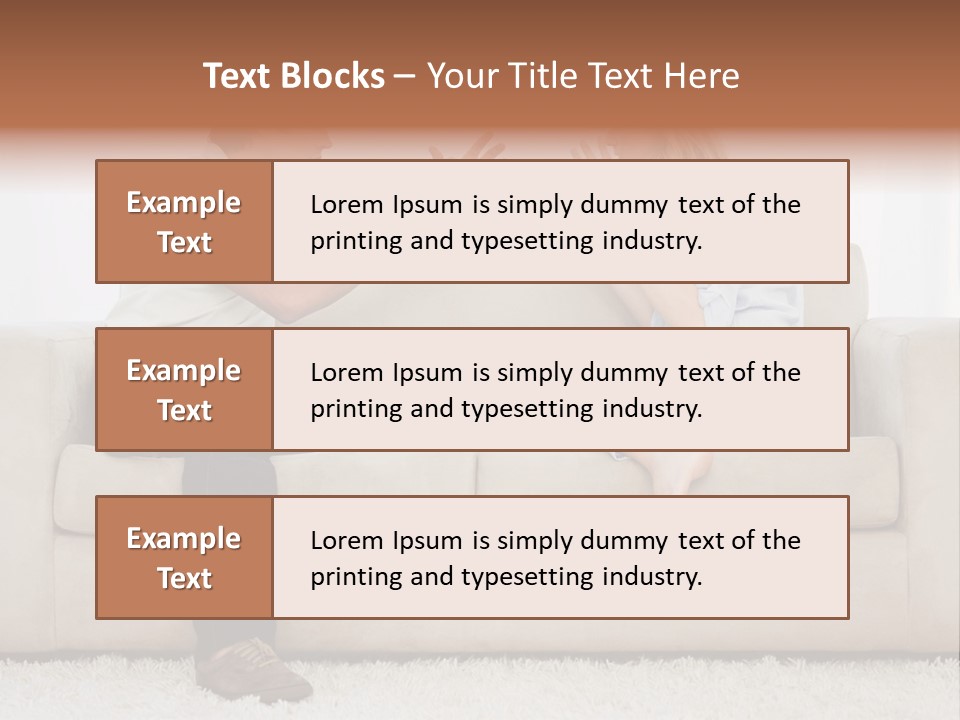 Opposite Raised Argument PowerPoint Template