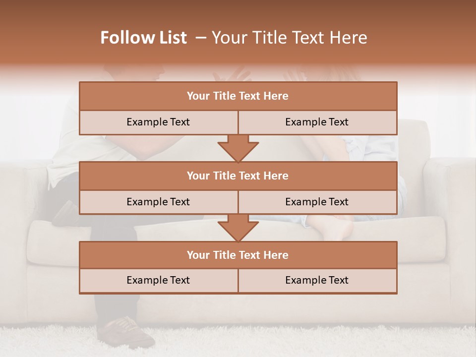 Opposite Raised Argument PowerPoint Template