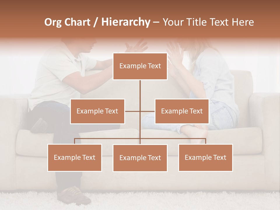 Opposite Raised Argument PowerPoint Template