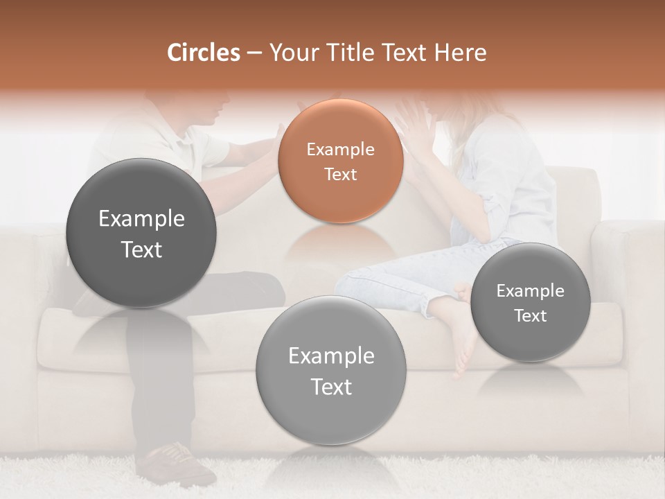 Opposite Raised Argument PowerPoint Template