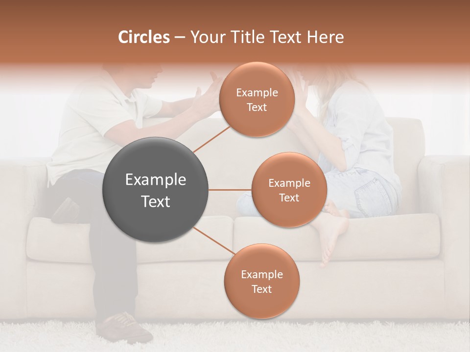 Opposite Raised Argument PowerPoint Template