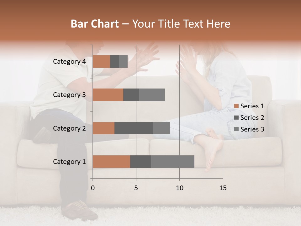 Opposite Raised Argument PowerPoint Template