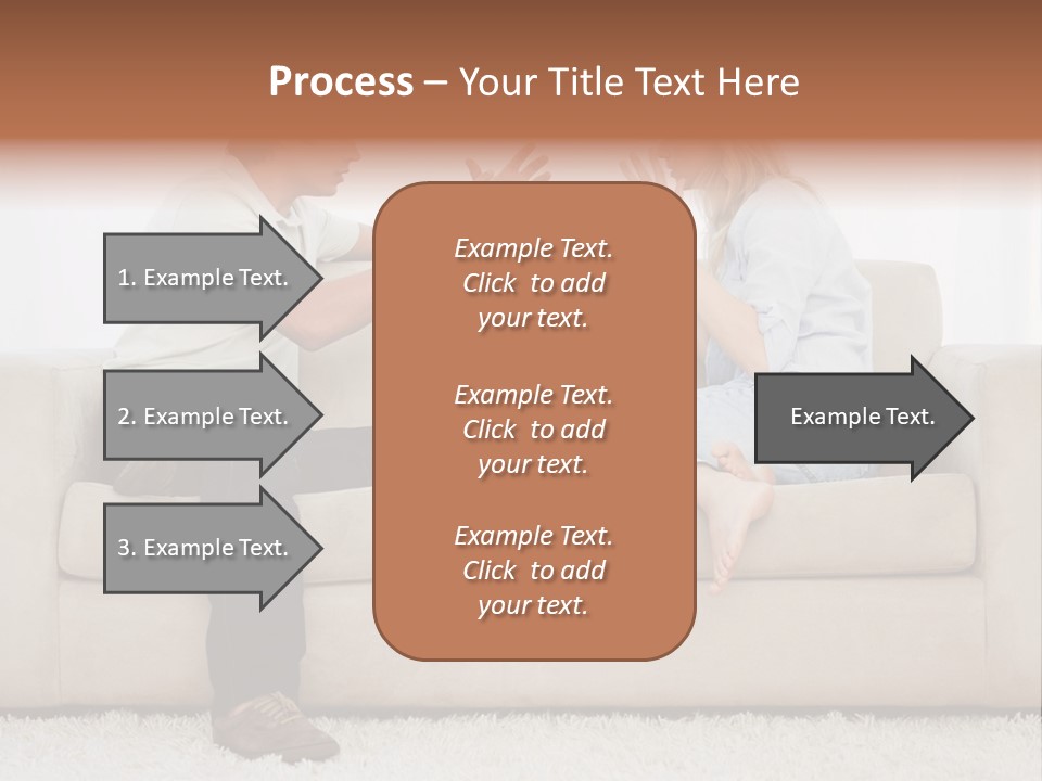 Opposite Raised Argument PowerPoint Template