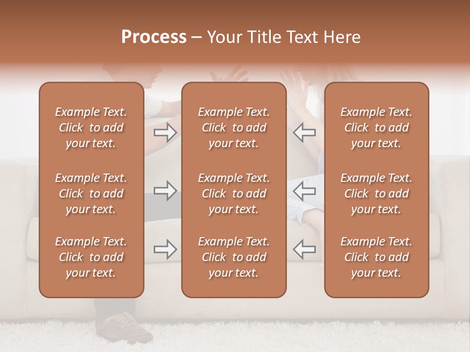 Opposite Raised Argument PowerPoint Template