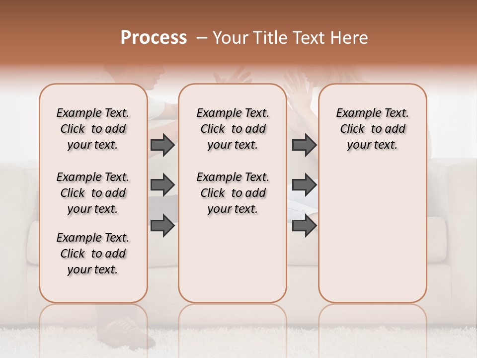 Opposite Raised Argument PowerPoint Template