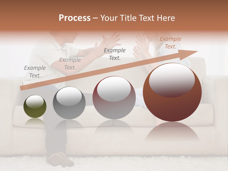 Opposite Raised Argument PowerPoint Template