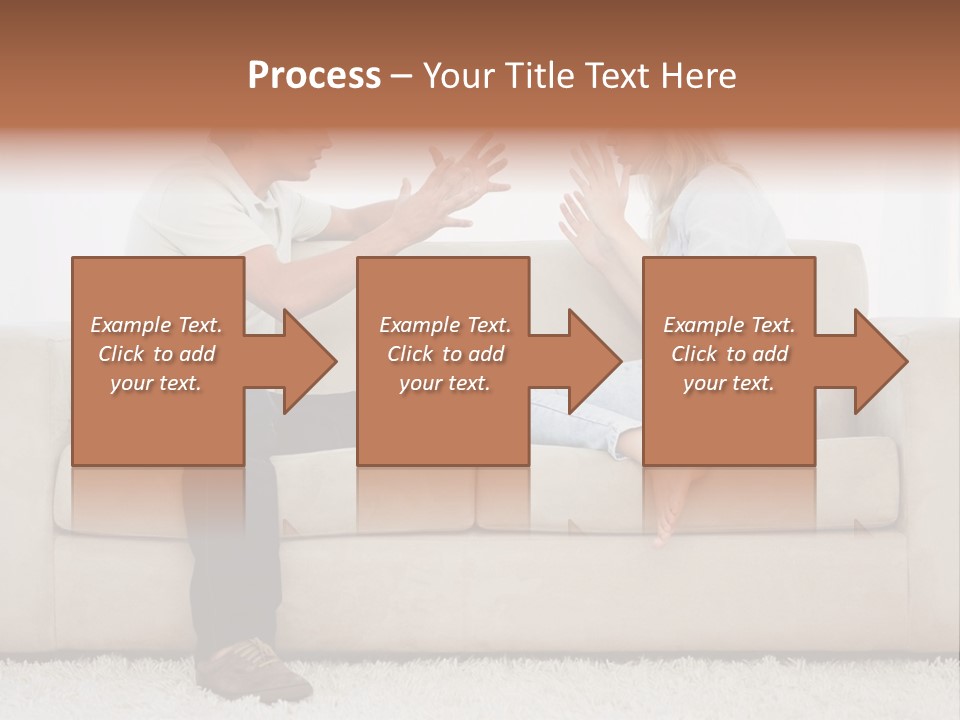 Opposite Raised Argument PowerPoint Template