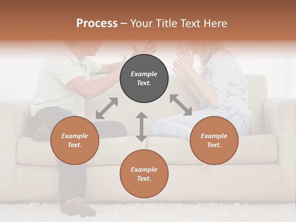 Opposite Raised Argument PowerPoint Template