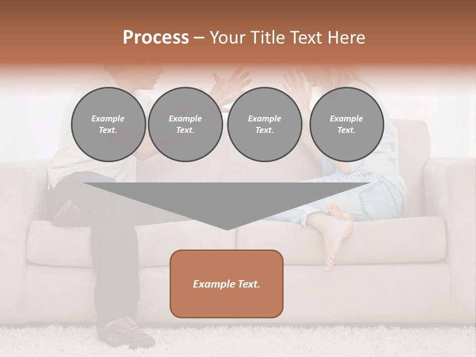 Opposite Raised Argument PowerPoint Template