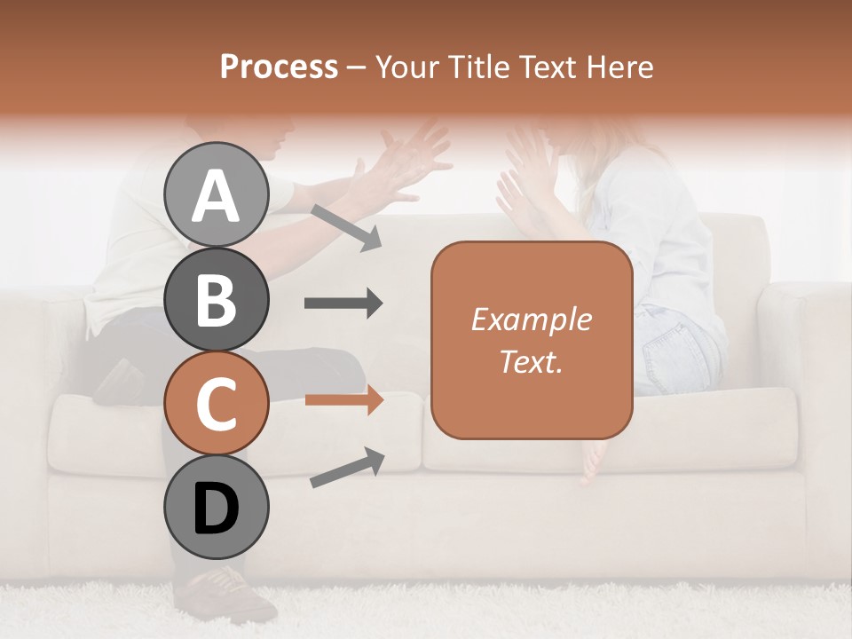 Opposite Raised Argument PowerPoint Template