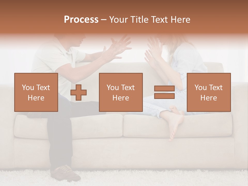 Opposite Raised Argument PowerPoint Template