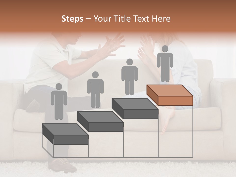 Opposite Raised Argument PowerPoint Template