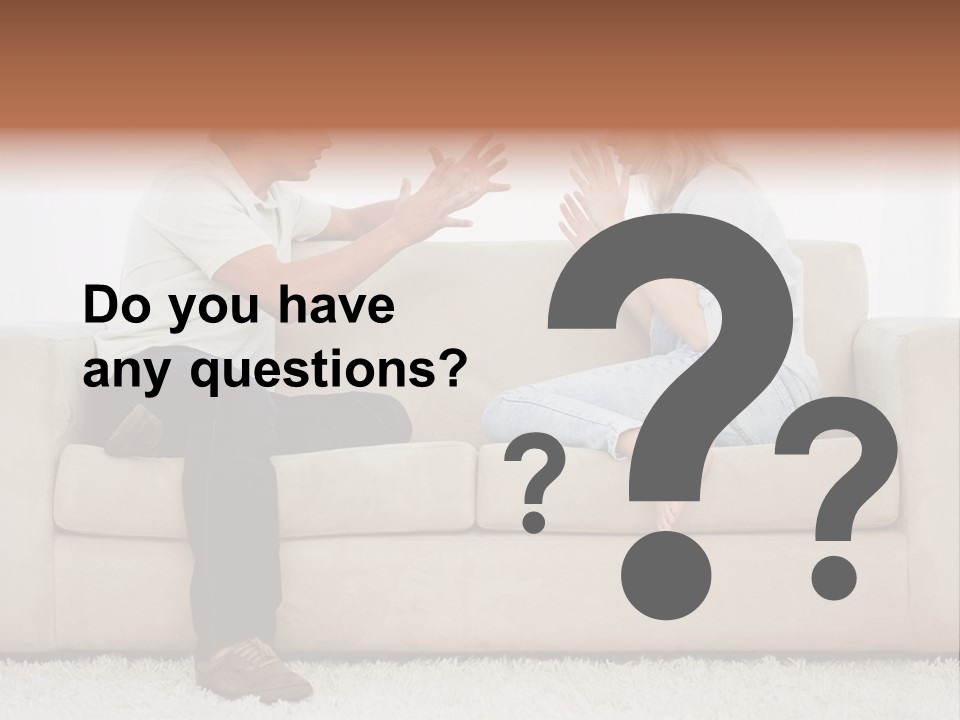 Opposite Raised Argument PowerPoint Template