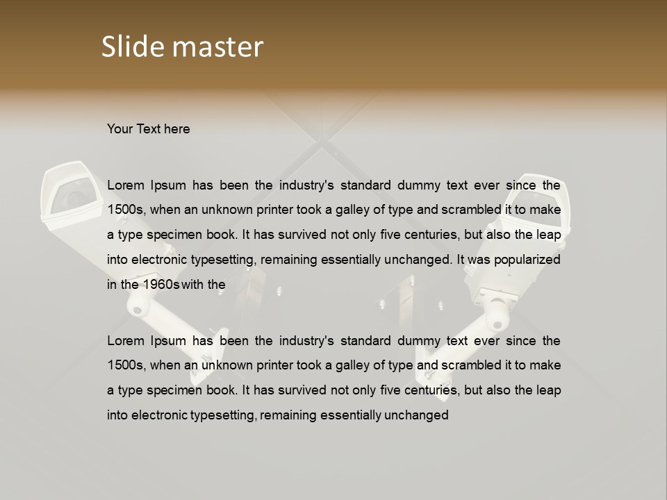 Metropolis Urban Toronto Tower PowerPoint Template