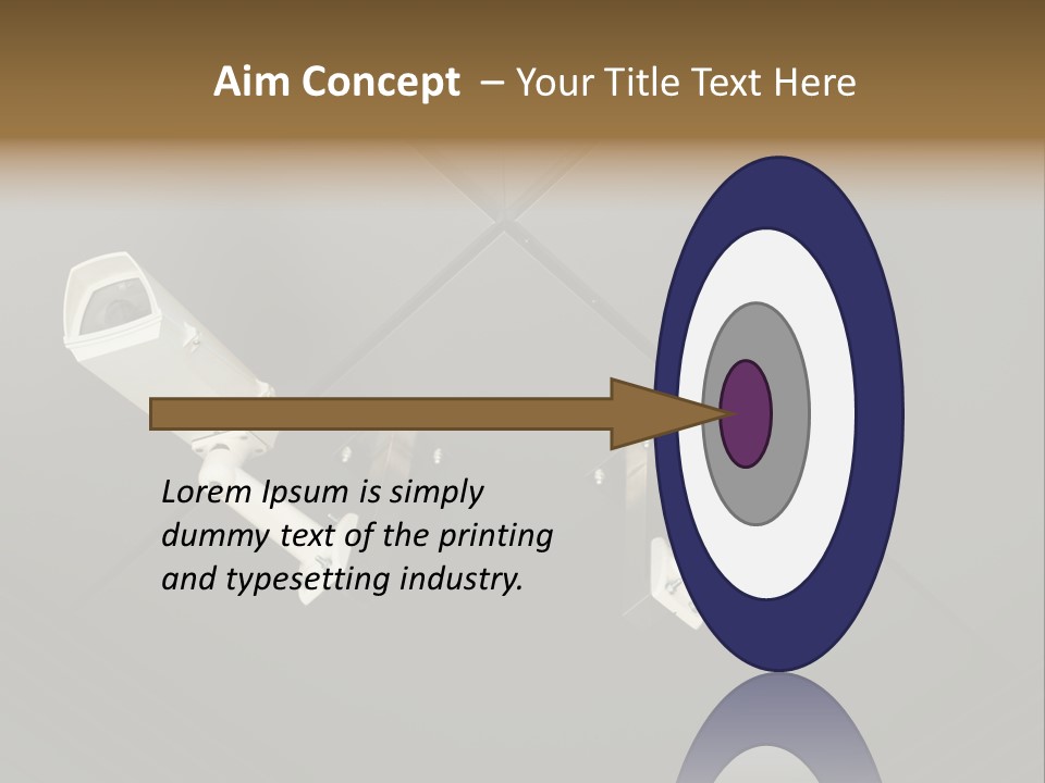 Metropolis Urban Toronto Tower PowerPoint Template