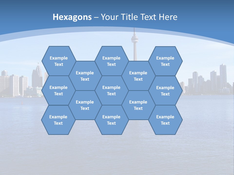 Metropolis Urban Toronto Tower PowerPoint Template