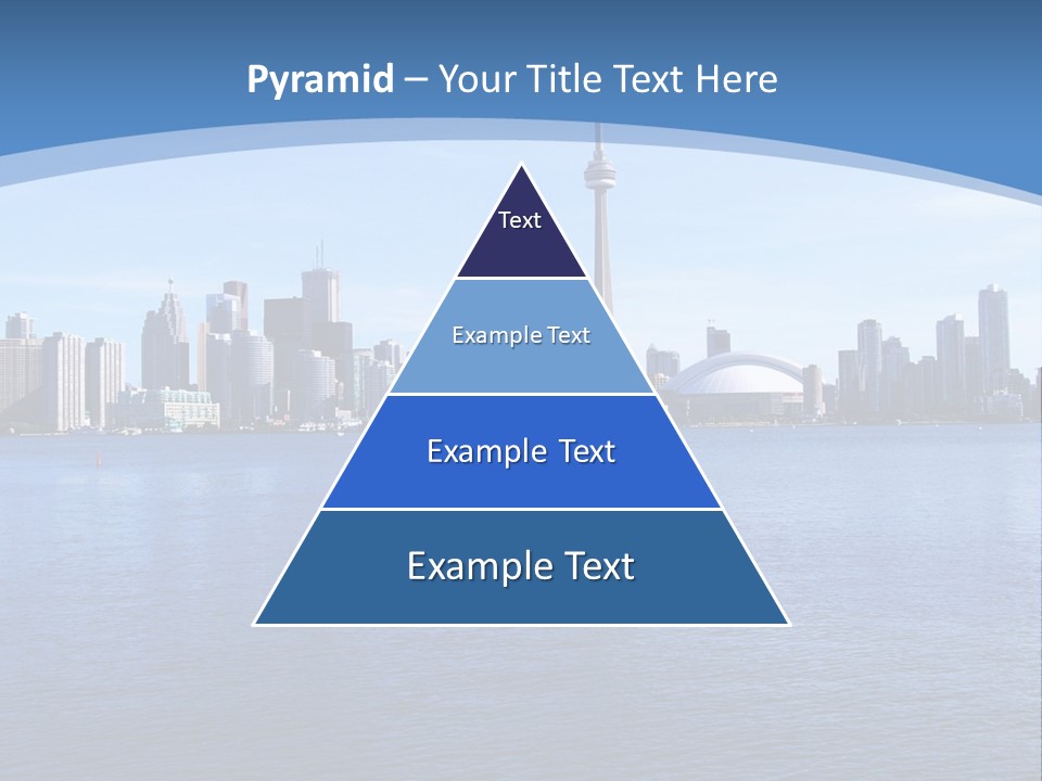 Metropolis Urban Toronto Tower PowerPoint Template