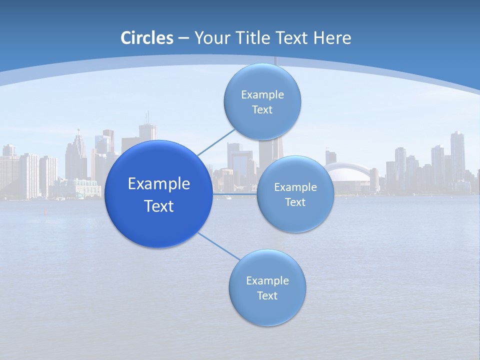 Metropolis Urban Toronto Tower PowerPoint Template