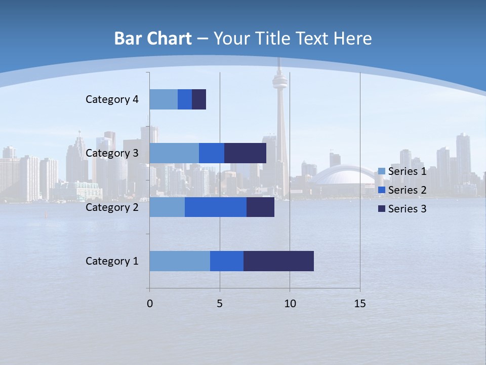 Metropolis Urban Toronto Tower PowerPoint Template