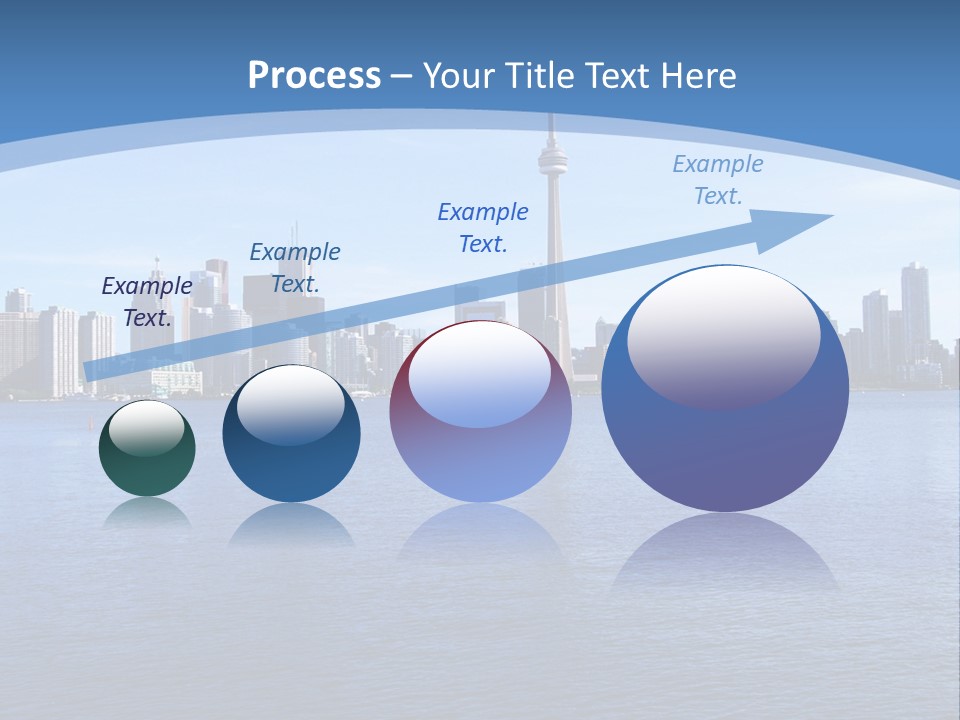 Metropolis Urban Toronto Tower PowerPoint Template
