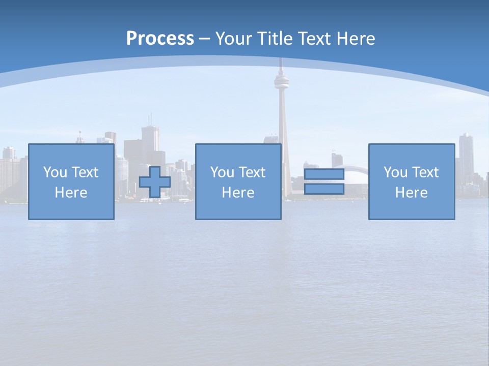 Metropolis Urban Toronto Tower PowerPoint Template