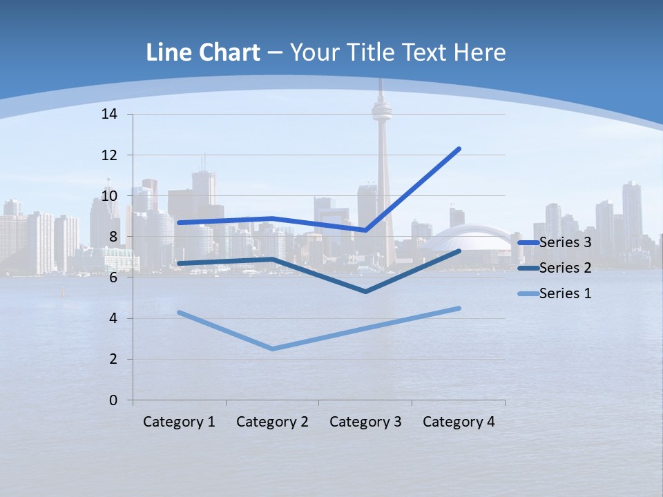 Metropolis Urban Toronto Tower PowerPoint Template