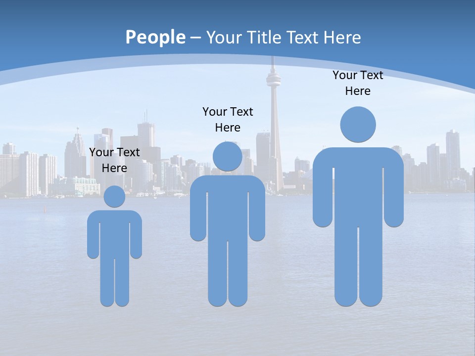 Metropolis Urban Toronto Tower PowerPoint Template