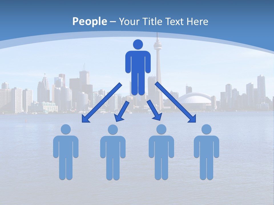 Metropolis Urban Toronto Tower PowerPoint Template
