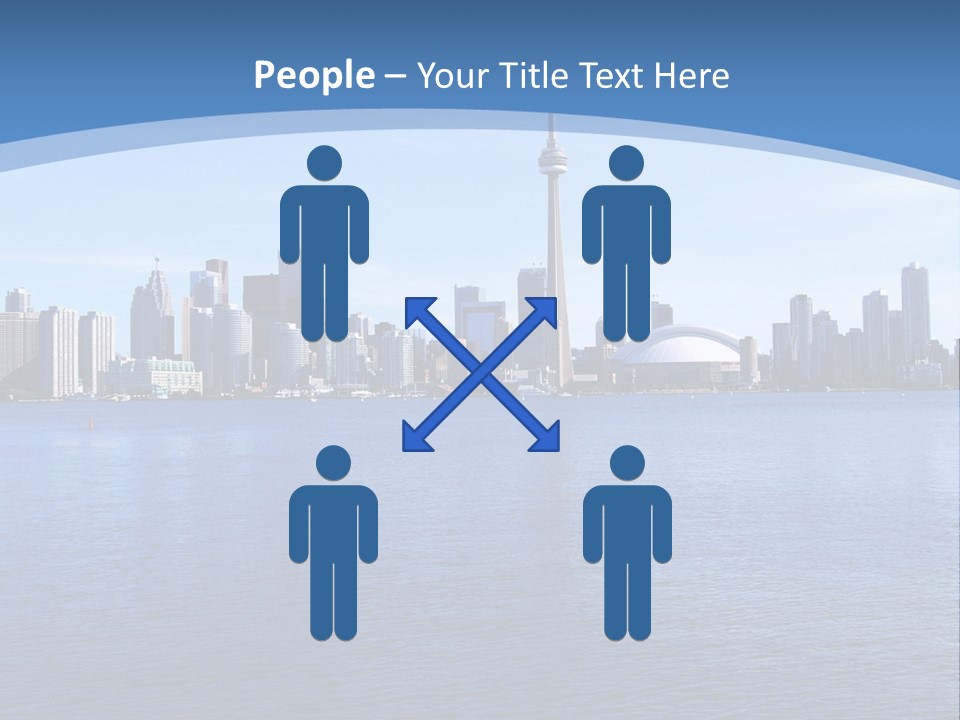 Metropolis Urban Toronto Tower PowerPoint Template