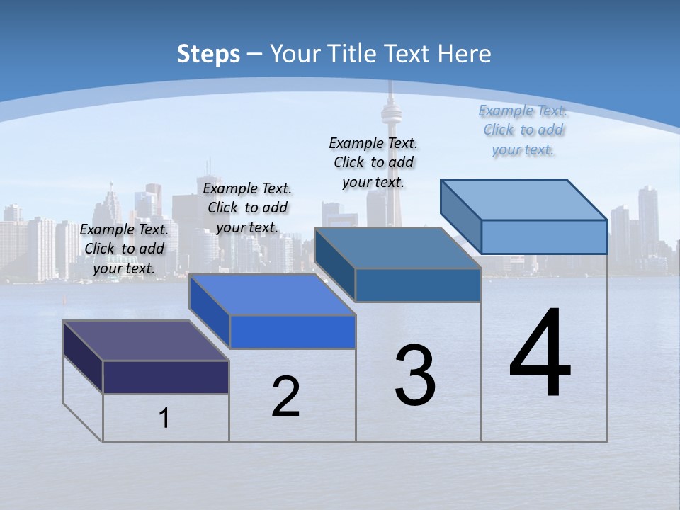 Metropolis Urban Toronto Tower PowerPoint Template