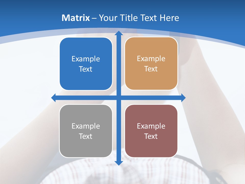 Modern Woman Cloud Computing PowerPoint Template