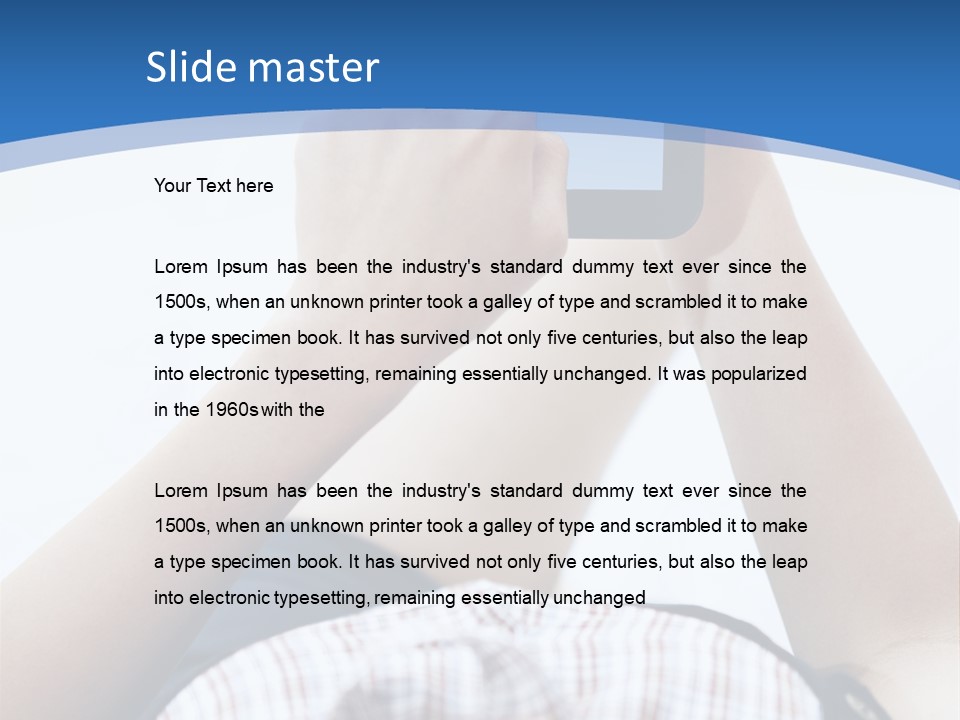 Modern Woman Cloud Computing PowerPoint Template