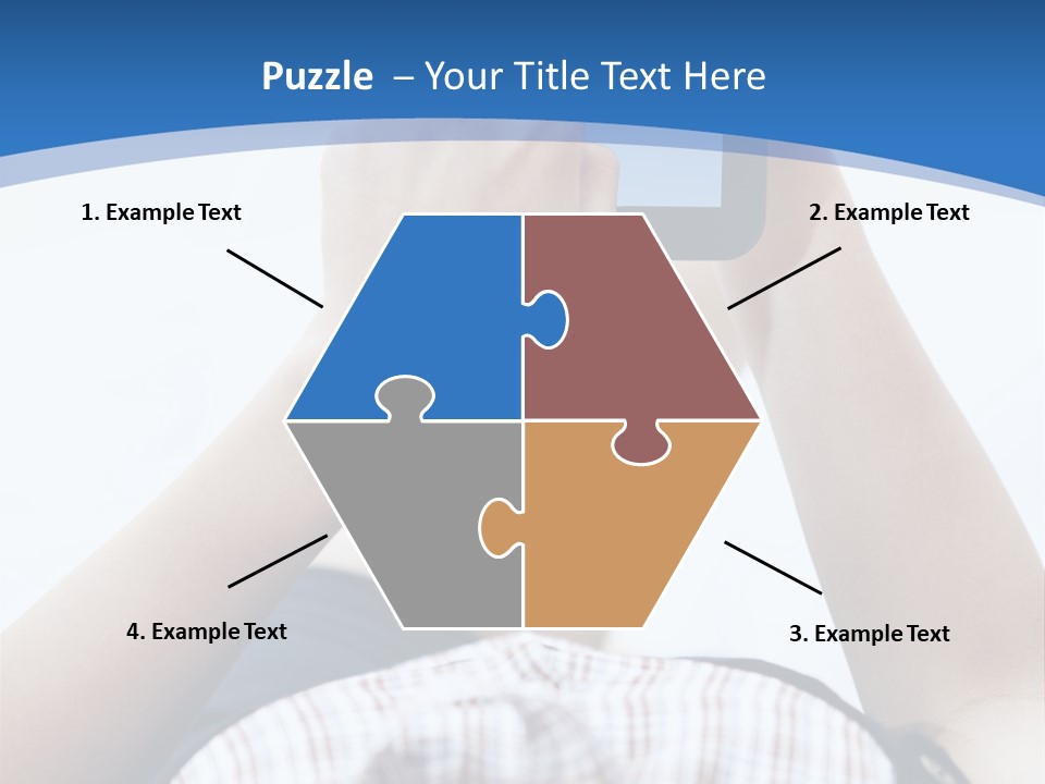 Modern Woman Cloud Computing PowerPoint Template