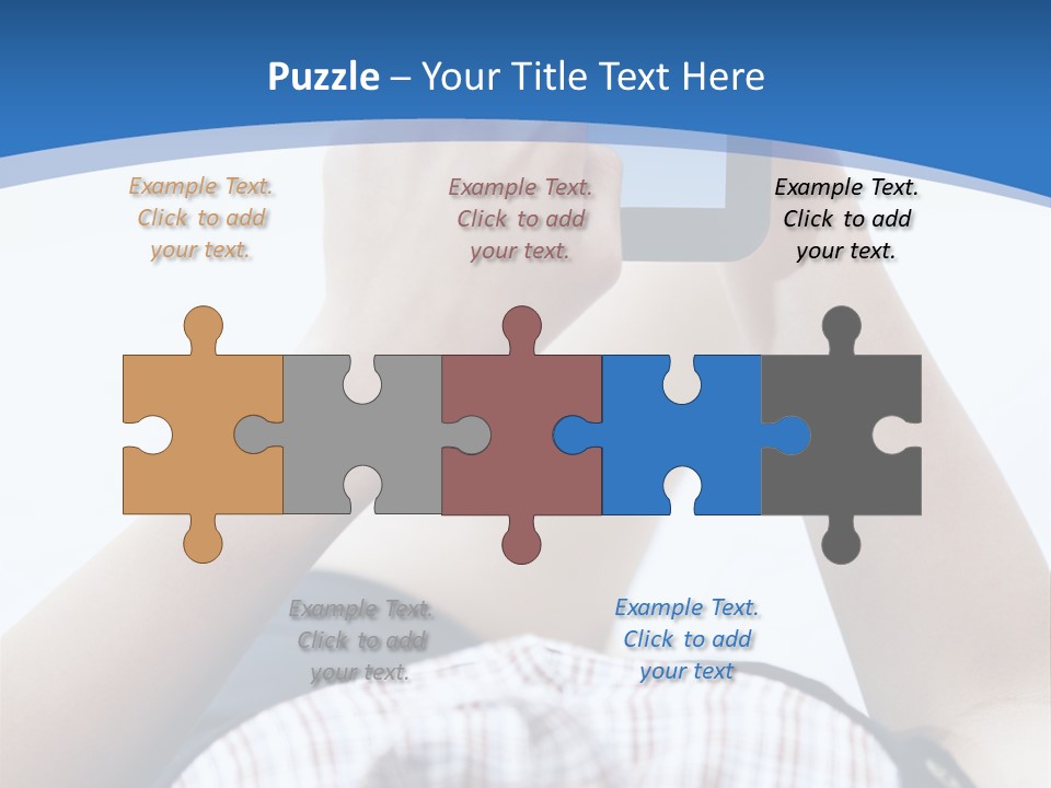 Modern Woman Cloud Computing PowerPoint Template