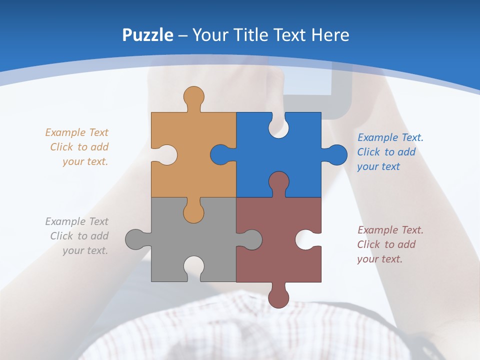 Modern Woman Cloud Computing PowerPoint Template