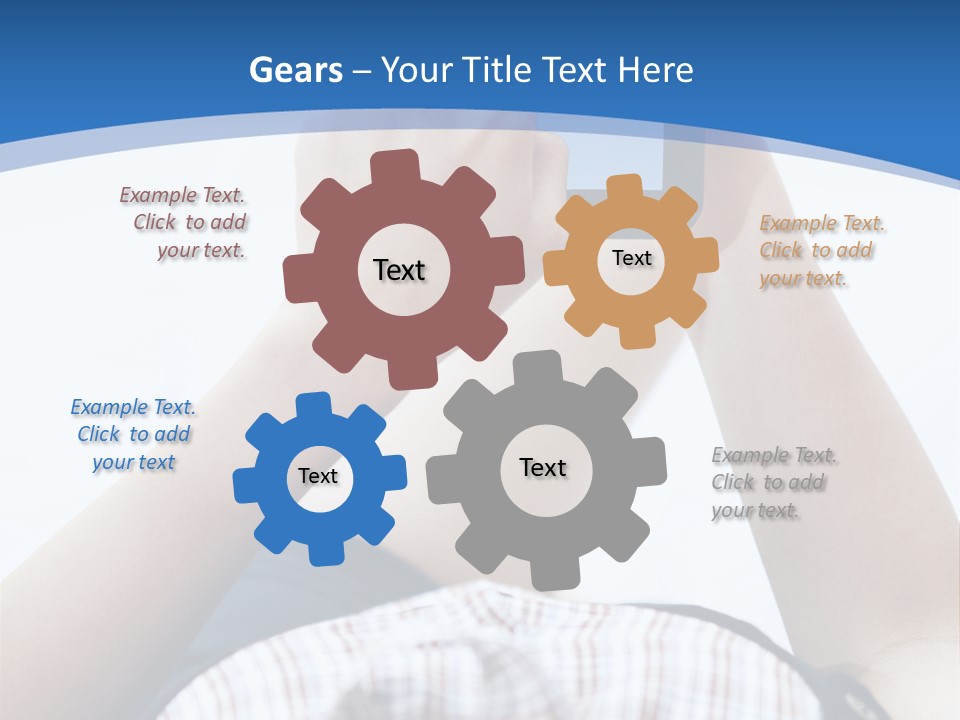 Modern Woman Cloud Computing PowerPoint Template