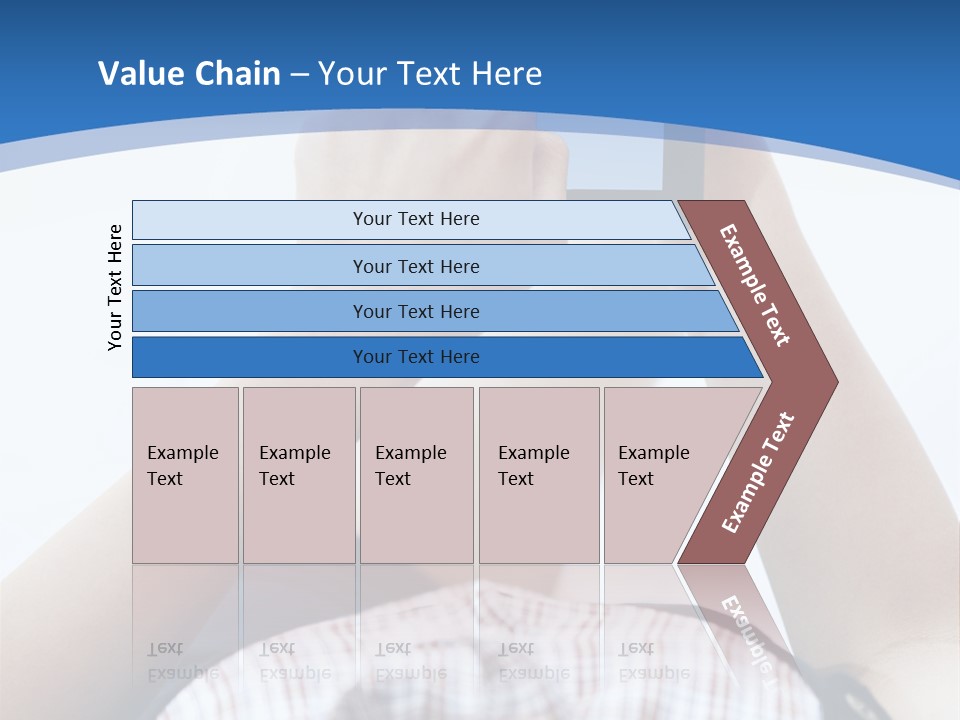 Modern Woman Cloud Computing PowerPoint Template