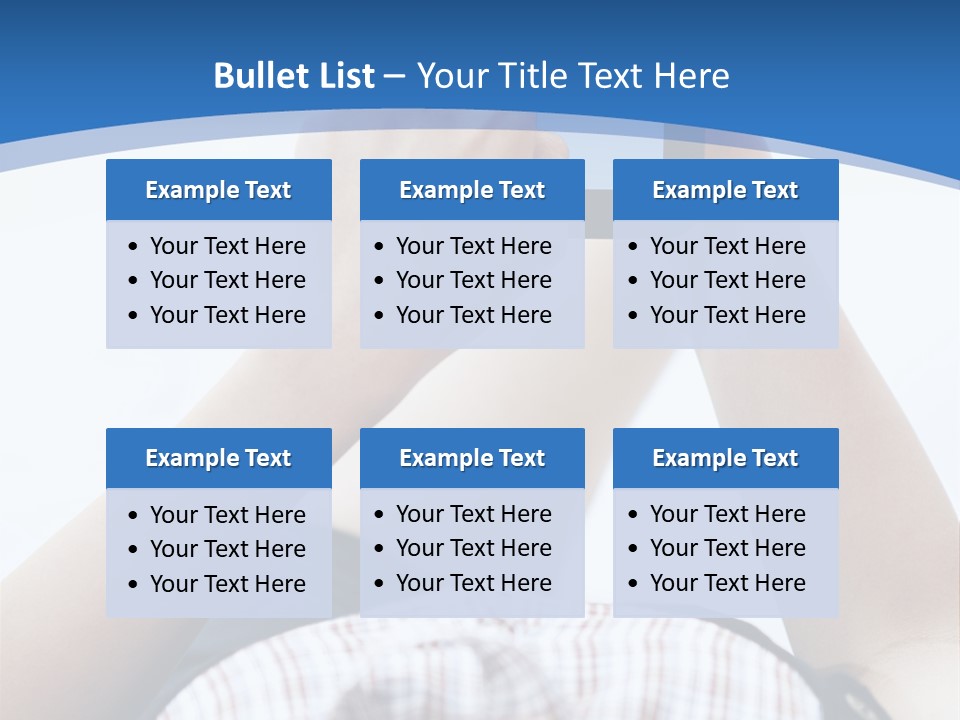 Modern Woman Cloud Computing PowerPoint Template